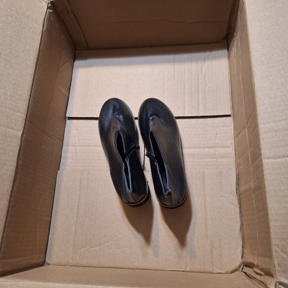 black clog booties